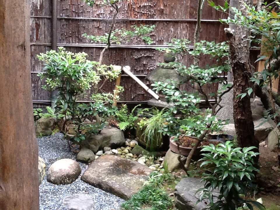 本家　尾張屋　中庭